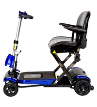 ZooMe Auto-Flex Folding Travel Scooter, Blue