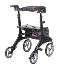 Nitro Elite CF Carbon Fiber Rollator Rolling Walker, Black