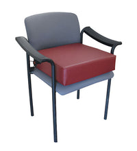 High elevating seat cushion, Burgundy