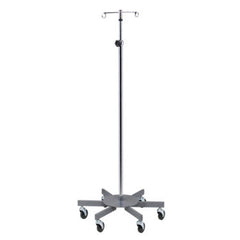 IV Poles, Clinton, 6-Hook Infusion Pump Stand, 6-Leg