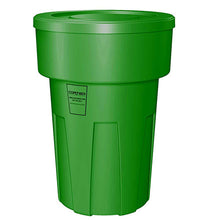 Food Grade Receptacle w/Lid, Green, 55 gal