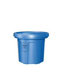 Food Grade Receptacle w/Lid, Blue, 20 gal