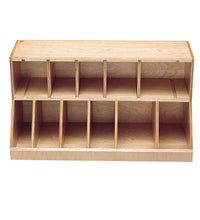 Work Hardening - Adjustable Height Shelf Assembly with Sorting Bin