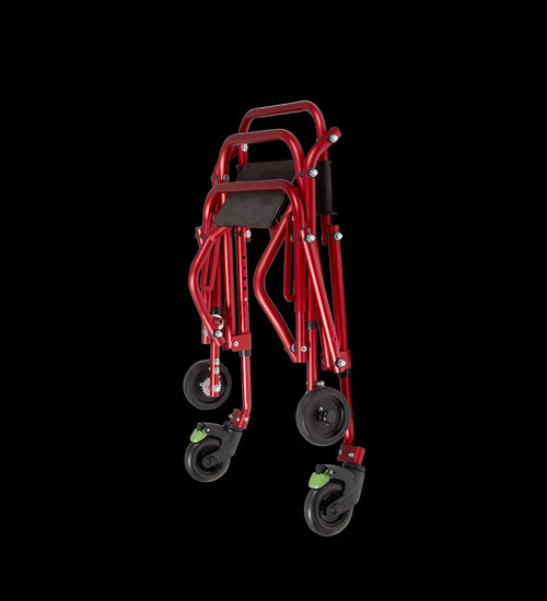 Klip 4W Posterior Walker w/Seat, 8" Wheels