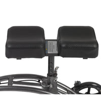 Dual Pad Steerable Knee Walker Knee Scooter with Basket, Alternative to Crutches