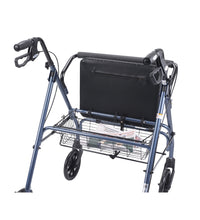Heavy Duty Bariatric Rollator Rolling Walker with Large Padded Seat