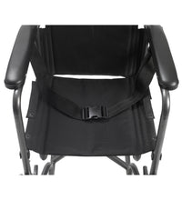 Lightweight Steel Transport Wheelchair