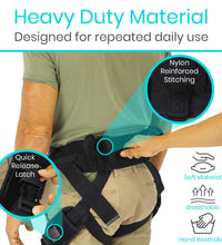 Heavy Duty Transfer Belt With Leg Straps