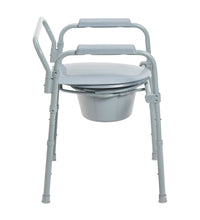 Steel Folding Frame Commode