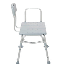 Plastic Transfer Bench with Adjustable Backrest