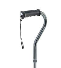 Folding Quad Cane, Small Base, Charcoal