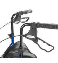 3 Wheel Rollator Rolling Walker with Basket Tray and Pouch