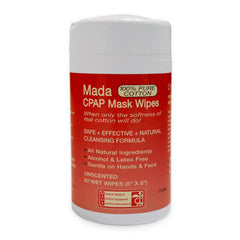 CPAP Mask Wipes Mada Unscented Tub/62