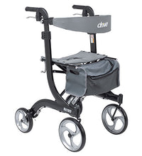 Drive, Nitro Euro Style Rollator Rolling Walker, Tall, Black