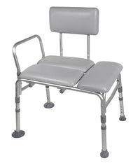 Bath Transfer Benches, Plastic Tub Transfer Bench with Adjustable Backrest