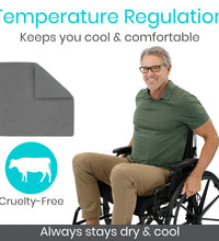 Sheepskin Wheelchair Seat & Backrest Pads