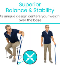 Offset Bariatric Cane