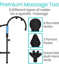 Massage Cane with Interchangeable Heads