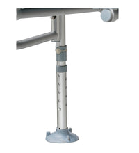 Plastic Transfer Bench with Adjustable Backrest