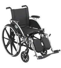 Drive, Viper Wheelchair with Flip Back Removable Arms, Desk Arms, Elevating Leg Rests, 12" Seat