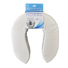 ELEVATE ME SOFTLY Blue Jay 4 Raised Soft Toilet Seat