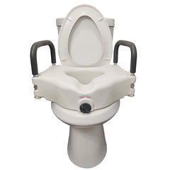 Bathroom Perfect 5 Raised Toilet Seat w/Lock&Arms Cs/2