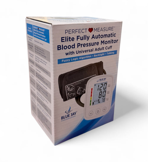 PERFECT MEASURE™
Elite Fully Automatic Blood Pressure Monitor with Universal Adult Cuff