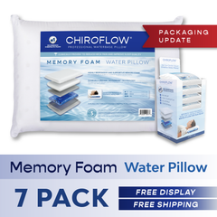 Chiroflow Memory Foam Waterbase Pillow (7-pack)