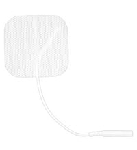 K120 2" x 2" Self-Adhesive White Cloth Electrodes in Poly Bag