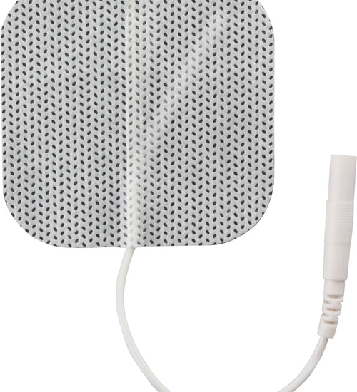 Self-Adhesive Electrodes, 2" x 2" White Cloth with Tyco Gel in Foil Pouch