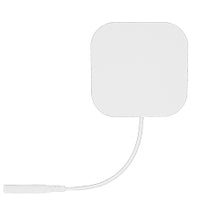Self-Adhesive Electrodes, 2" x 2" White Foam with Tyco Gel in Foil Pouch