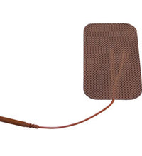 Self-Adhesive Electrodes, 2" x 3.5" Tan Cloth with Tyco Gel, Foil Bag