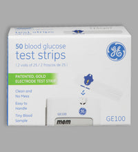 GE Blood Glucose Test Strips