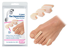 3-Layer Toe Separators Small Pk/6
