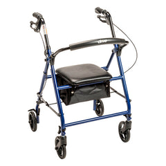 Rollator Steel Blue w/6 Whls Knocked-Down