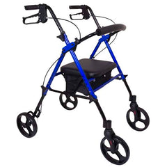 Rollator Aluminum Height Adjustable Blue