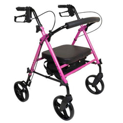 Rollator Aluminum Height Adjustable Pink