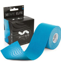 3BTAPE ELITE – kinesiology tape – blue, 16’ x 2” roll