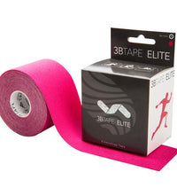 3BTAPE ELITE – kinesiology tape – pink, 16’ x 2” roll
