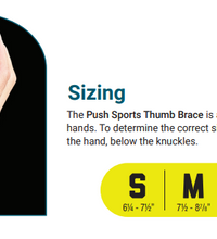 BraceLab, Push Sports Thumb Brace, Left, Size 1
