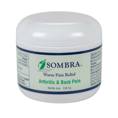 Sombra® Warm Pain Relief – Arthritis & Back Pain, 4 oz Jar