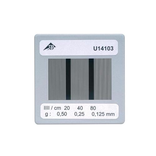 Diaphragm with 3 ruled gratings