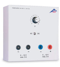 AC/DC Power Supply (Stabilized) 0-12 V, 3 A (115 V, 50/60 Hz)