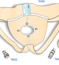 Urocare Male Urinal System with Standard Laced Closure, Medium