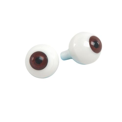 Replacement pair of eyes for patient care training manikins