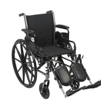 Cruiser III Light Weight Wheelchair with Flip Back Removable Arms