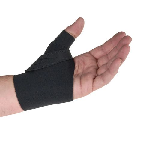 Comfort Cool Thumb CMC Restriction Splint - Black, Small Plus, Right