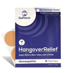 GoPatch Hangover Relief Homeopathic Patch Pack of 6