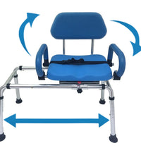 Mobi-Bench - Bath/Shower Transfer Bench with Swivel Chair