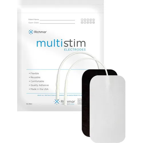 MultiStim 2"x3.5" White Cloth Electrodes, 4/pk